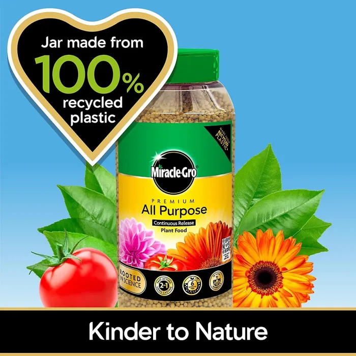 Miracle Gro All Purpose Plant Food 900g Fertiliser for Flowers Fruit Veg Pots and Containers NPK 17 9 11