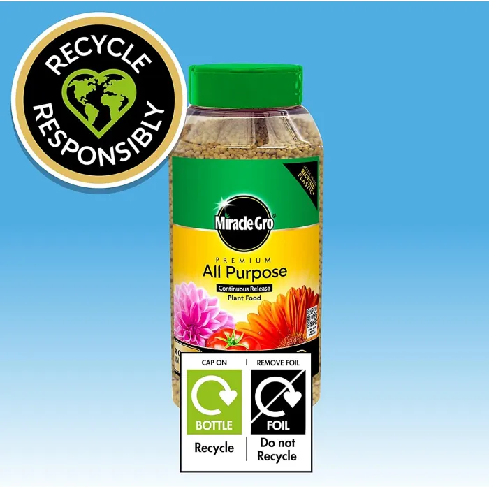 Miracle Gro All Purpose Plant Food 900g Fertiliser for Flowers Fruit Veg Pots and Containers NPK 17 9 11