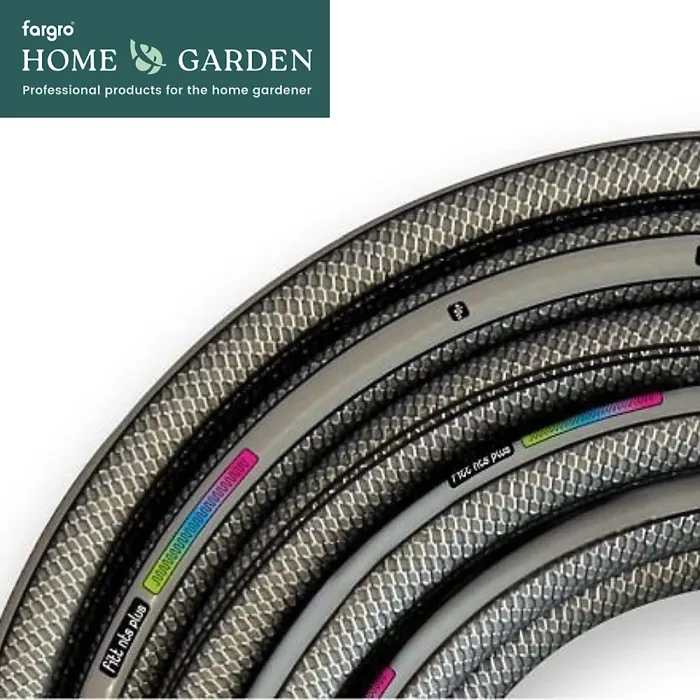 Fargro Master Plus Commercial Agricultural Grade Hose Pipe Grey 50 Bar Pressure Tested, 12.5mm (1/2") x 50m