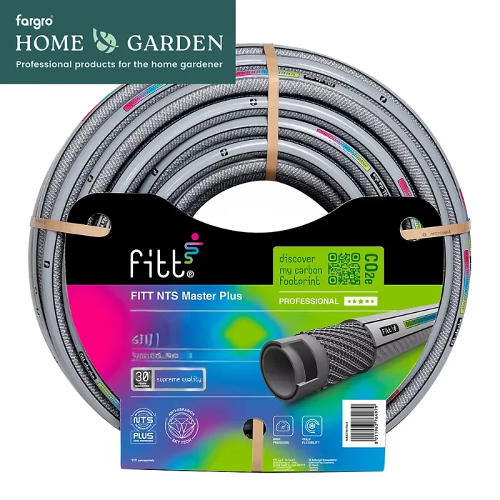 Fargro Master Plus Commercial Agricultural Grade Hose Pipe Grey 50 Bar Pressure Tested, 12.5mm (1/2") x 100m