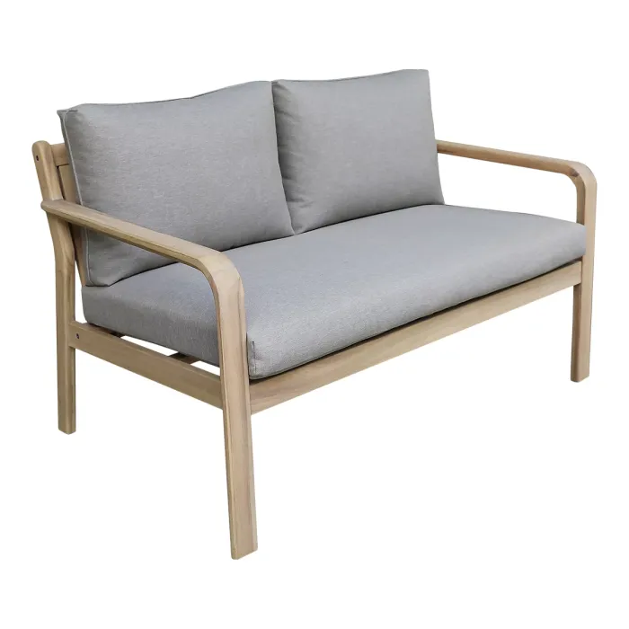 GoodHome Riveo Natural 4 Seater Coffee set