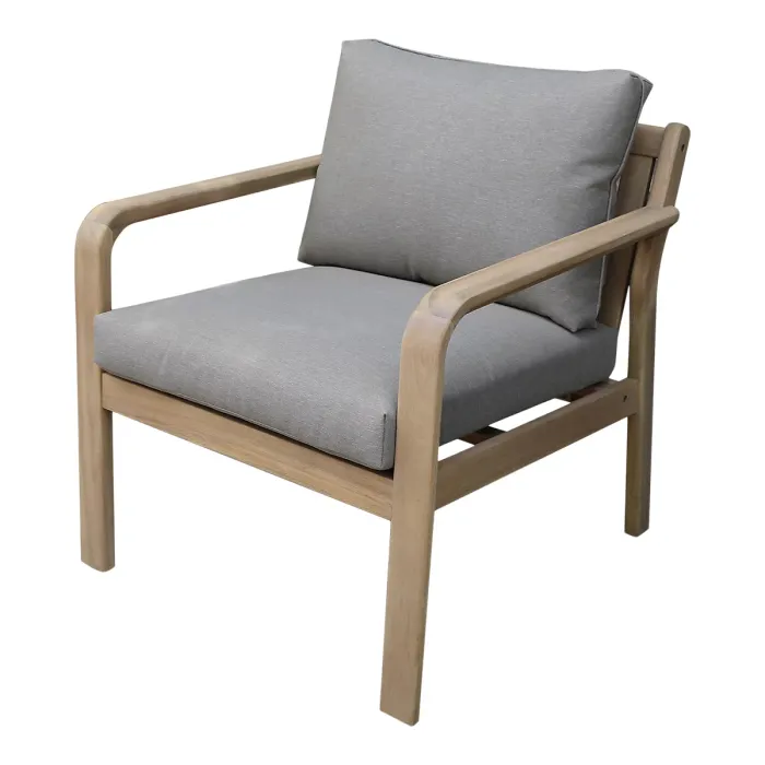 GoodHome Riveo Natural 4 Seater Coffee set