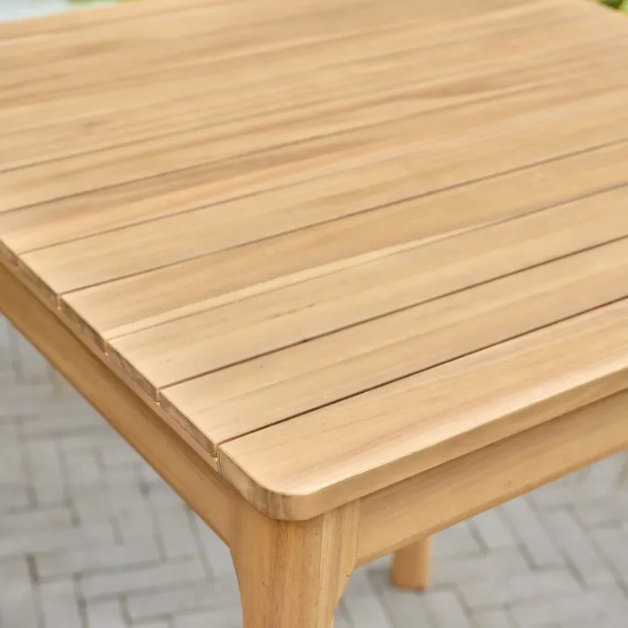 GoodHome Riveo Natural 4 Seater Coffee set