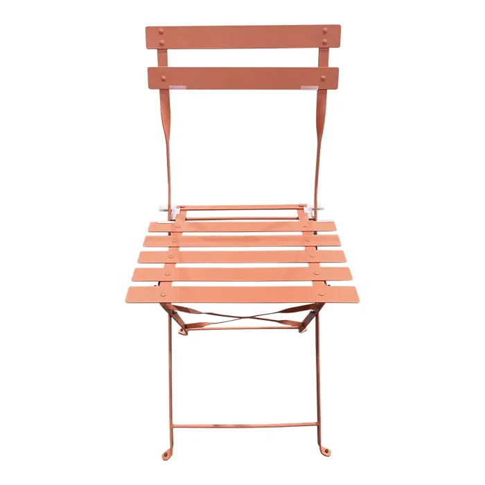 Janco Matt Flamingo Metal 2 Seater Dining set