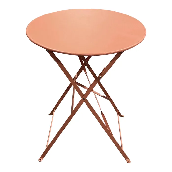 Janco Matt Flamingo Metal 2 Seater Dining set