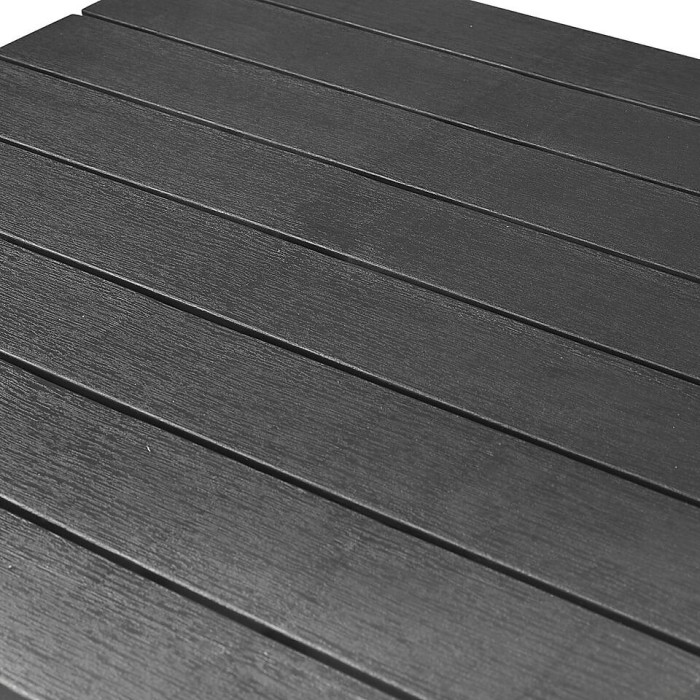 URBNLIVING 72cm Height Large Collapsible Table With 4 Folding Chairs Outdoor Garden Patio Furniture Set