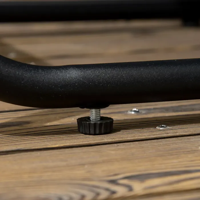 Outsunny Rattan Dining Set, Rattan Cube Dining Sets w/ Space-saving Design