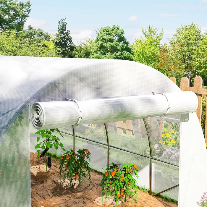Outsunny 4 x 3 x 2m Greenhouse Replacement Cover ONLY for Tunnel Greenhouse