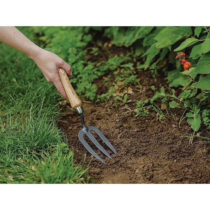 Kent & Stowe Hand Fork, Fsc Multi Colour (Carbon Steel Head & Tines)