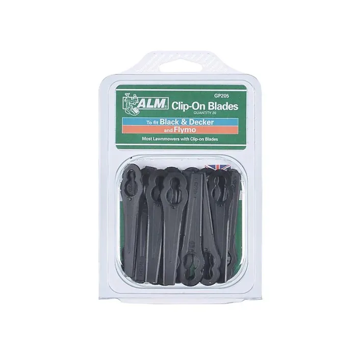 Alm Manufacturing Gp205/fiq8 Plastic Blades Multi Colour (One Size)