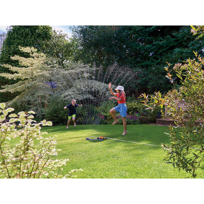 Hozelock Rectangular Sprinkler Plus Multi Colour (220m, 16 hole)