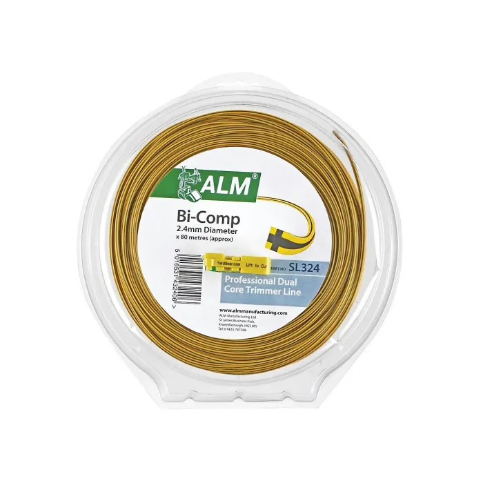 Alm Manufacturing Sl324 Bi-component Line 80m X 2.4mm Multi Colour (One Size)