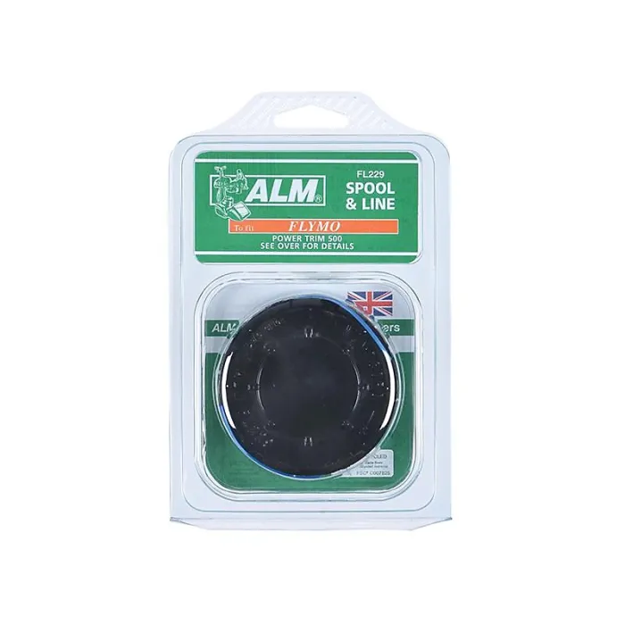 Alm Manufacturing Fl289 Spool & Line Multi Colour (FL229 Spool & Line to Suit Flymo Power 500/700 FLY029)