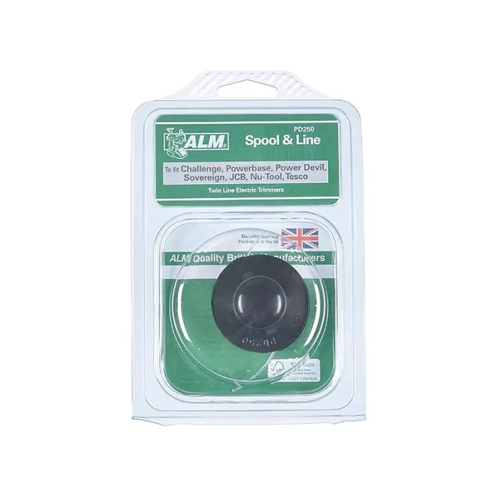 Alm Manufacturing Pd250 Spool & Line For Power Devil / Powerbase 1.3mm X 2 X 3.5m Multi Colour (One Size)