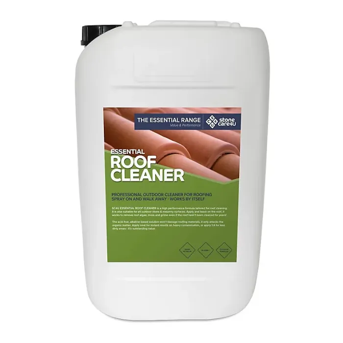 Stonecare4U - Roof Cleaner (25L) - Fast & Easy, Highly Effective, Removes Dirt, Moss and Green Algae For A Range Of Surfaces