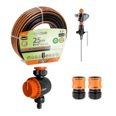 Claber Garden Impact Sprinkler Kit with Water Timer