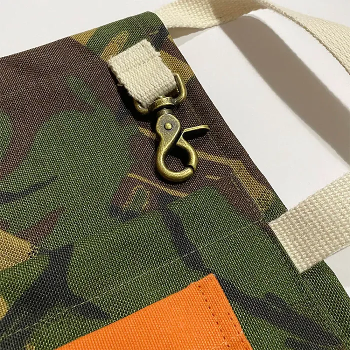 Storm Flowers Garden Camouflage Print Gardening Apron