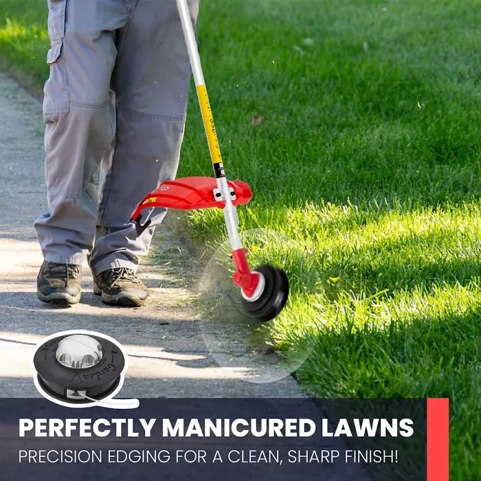 BU-KO 52cc Long Reach Petrol Multi Functional Garden Tool Including: Strimmer, Hedge Trimmer, 3x 1m Extension Poles and Tool Bag