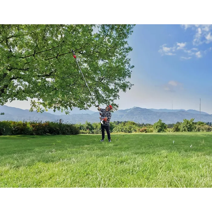 BU-KO 52cc Long Reach Petrol Pruner Saw Attachment and 3X 75cm Extension Pole with Toolbag