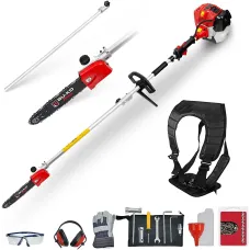 BU-KO 52cc Long Reach Petrol Pruner Saw Attachment and 75cm Extension Pole