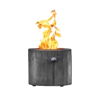 El Fuego 'Charcoal' Black Fire Pit, No Wood Required, 90% Less CO2, No Wood Smoke, Ideal for any Garden or Outdoor Events