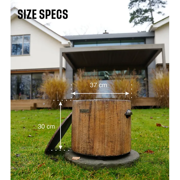 El Fuego 'Original' Wood Fire Pit, No Wood Required, 90% Less CO2, No Wood Smoke, Ideal for any Garden or Outdoor Events