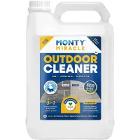Monty Miracle Fast Patio Cleaner - 5 Litre Outdoor & Garden Surface Cleaner for Patio, Decking, Fencing, Stone, Concrete & Many