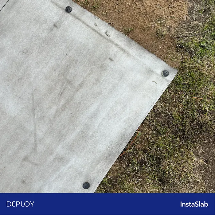 DEPLOY Concrete InstaSlab 2m x 3m ( 6ft x 10ft ) Instant Concrete Foundation Slab (W) 200 cm x (L) 300 cm - Ready made Kit