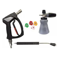 S/S MTM SGS35 Swivel Trigger 11.6 mm Inlet Outlet & PF22.3 500mm Lance Nozzles