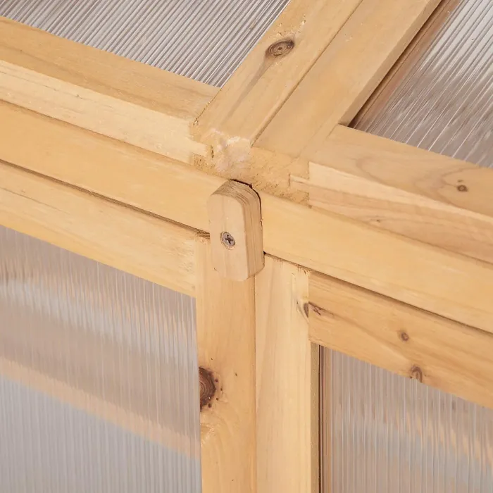 Wooden Greenhouse Cold Frame Grow House 70 x 50 x 120cm