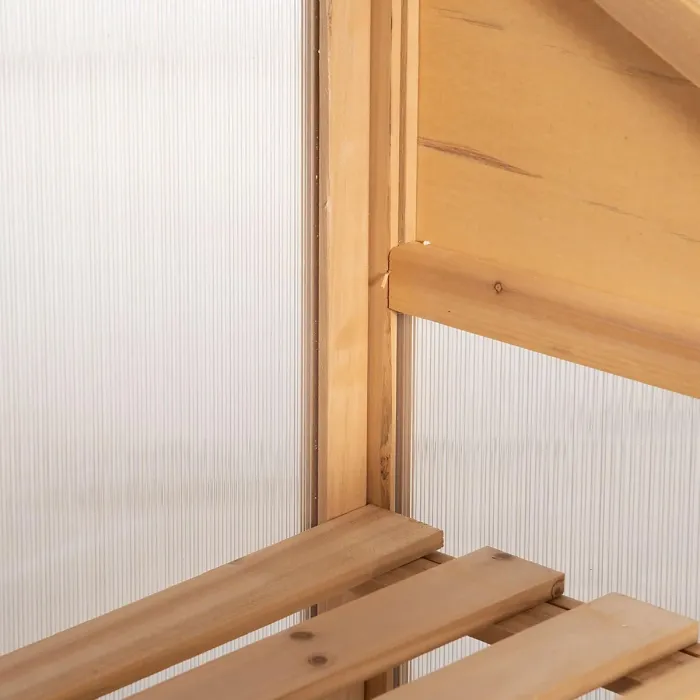 Wooden Greenhouse Cold Frame Grow House 70 x 50 x 120cm