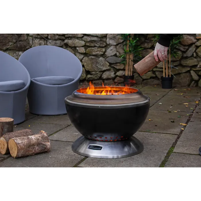 Sahara Smokeless Fire Pit - Stainless Steel