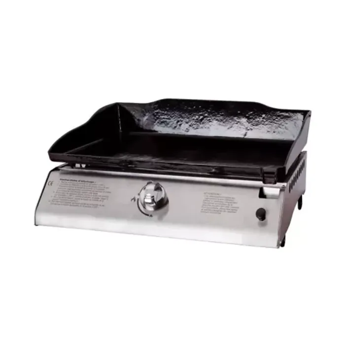 Portable High Wall Plancha Grill 1 Burner Compact Outdoor Cooking