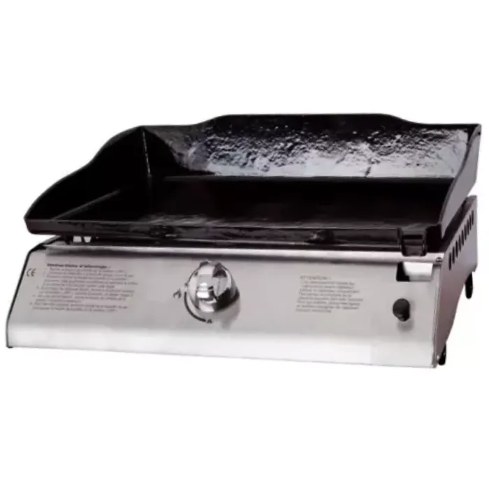 Portable High Wall Plancha Grill 1 Burner Compact Outdoor Cooking