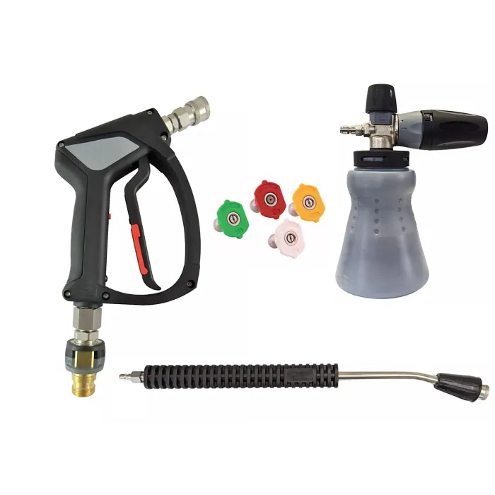 S/S MTM SGS35 Swivel Trigger Karcher Easy Lock Compatible & PF22.3 500mm Lance Nozzles
