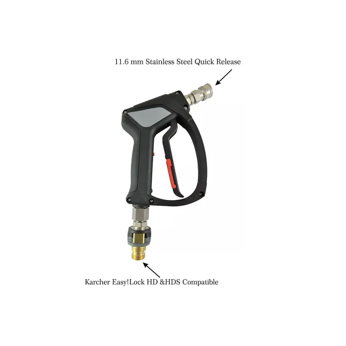 S/S MTM SGS35 Swivel Trigger Karcher Easy Lock Compatible & PF22.3 500mm Lance Nozzles