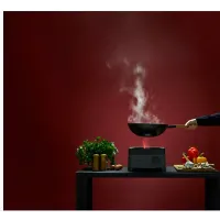 Danish Designed Morso Outdoor Gas Wok Burner Package including wok pan and 3 piece tool set