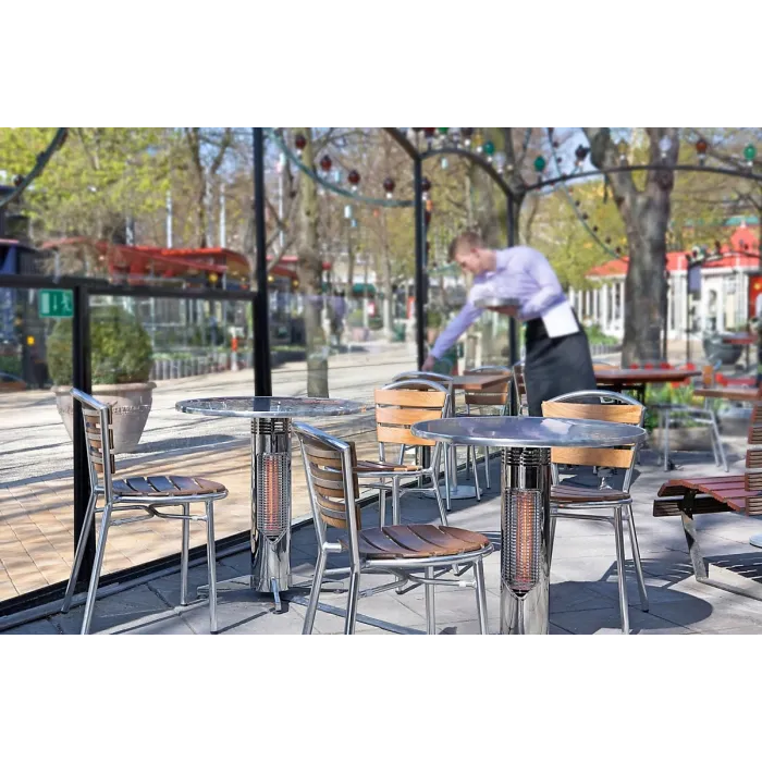 Mensa Heating-Vireoo Private Table Stand -(B2C)-Black-GB