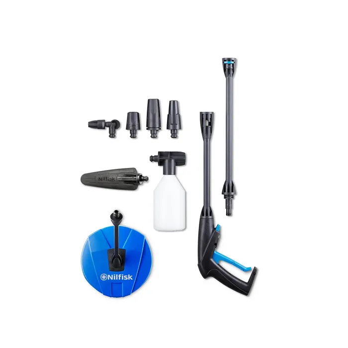 Nilfisk Jet Washer Titan 120 Corded Pressure Washer with 7 accessories - 1400W
