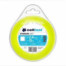 Square Grass Mowing Trimmer Line Wire Cord String Replacement 2,4mm x 15m