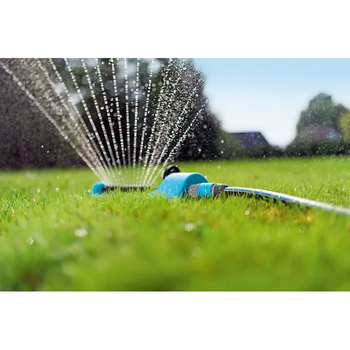 Cellfast 15 Hole Oscillating Hose Pipe Water Sprinkler Spray Garden Lawn Grass Flowers