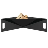 Primrose Chic Steel Pyramid Outdoor Fire Pit 79cm