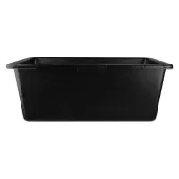 60L Strong Mixing Mortar Tub Durable Plastic Builders Bucket Plaster Container Plant Pot