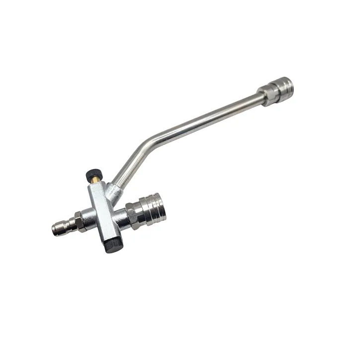 Pressure Washer Dual Connector Lance for 1/4" 11.6 mm Quick Release