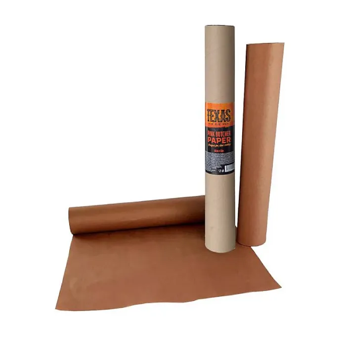 Texas Club Pink Baking/Smoking Butcher Paper. Ideal for Crafting, Wrapping, and More