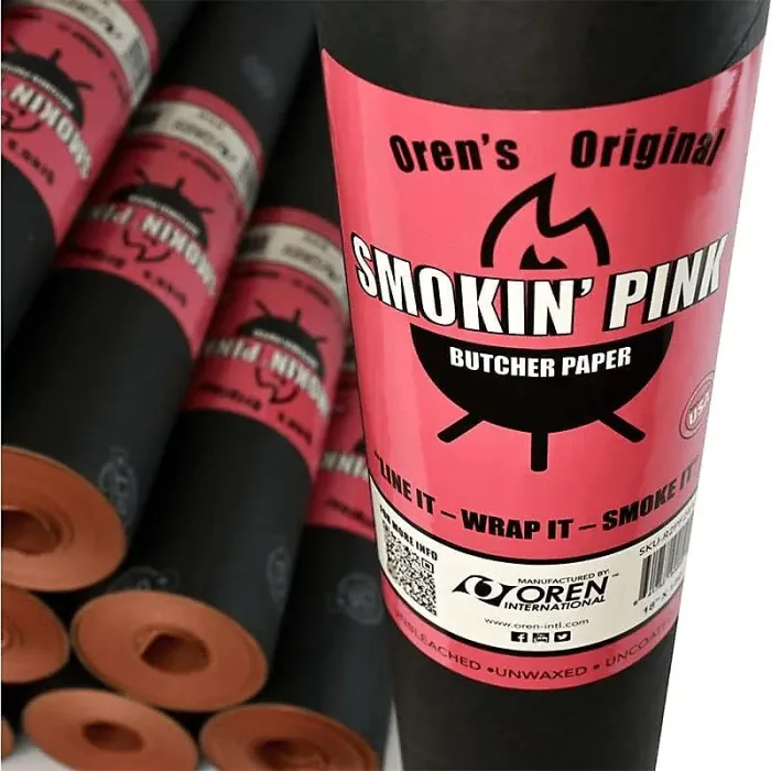 Texas Club Pink Baking/Smoking Butcher Paper. Ideal for Crafting, Wrapping, and More