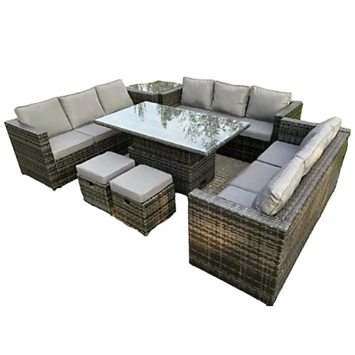 Birmingham 11 Seater Outdoor Rattan Sofa Set