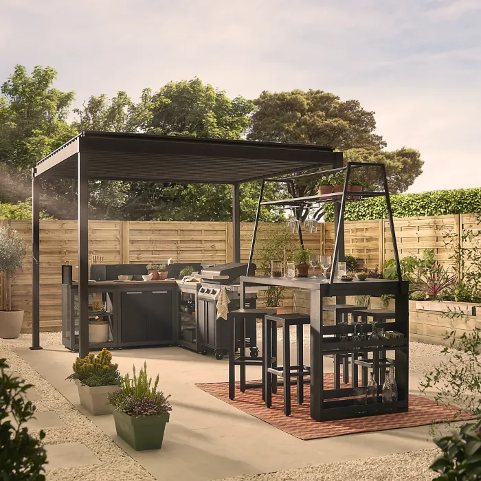 Low smoke Steel Matt Black Firepit