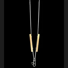 Stainless Steel BBQ Tongs with Wood Grip 48cm