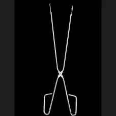 55cm BBQ Coal Handling Tongs / Long Metal Barbecue Tongs